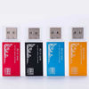 Picture of USB 2.0 Multi-Card Reader, Plug N Play, Apple and Windows Compatible, USB Port Mini Card Reader, Support CF/SD/SDHC/SCXC/MMC/MMC Micro, etc - Random Color