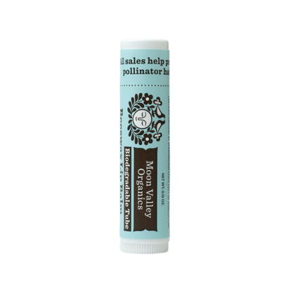 Picture of Moon Valley Organics Beeswax Lip Balm for Moisturizing Lips and Cuticles (COOL MINT VANILLA, 1-Pack)