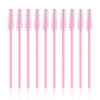 Picture of G2PLUS Disposable Eyelash Mascara Brushes Wands Applicator Makeup Kits 100 Pack Eyelash Spoolies Eyelashes Brush for Eyelash Extensions and Eyebrow Brush (Baby Pink)