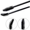 Picture of G2PLUS Disposable Eyelash Mascara Brushes Wands Applicator Makeup Kits 100 Pack Eyelash Spoolies Eyelashes Brush for Eyelash Extensions and Eyebrow Brush (Black)