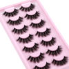 Picture of 3D Mink Lashes Fluffy False Eyelashes Dramatic Long Thick Fake Eye Lash Wispy 7 Pairs Strip Lashes Pack