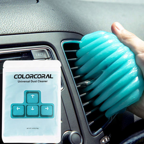 Picture of COLORCORAL Dust Cleaner Keyboard Cleaning Gel Universal Cleaning Gadget Slime for Car Cleaning and Computer Dusting (1Pack)