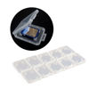 Picture of 10 Pcs Plastic Memory Card Storage Case Compatible with SD MMC/SDHC PRO Duo White