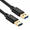 Picture of Jelly Tang USB 3.0 A to A Male Cable 3Ft,USB to USB Cable USB Male to Male Cable USB Cord with Gold-Plated Connector for Hard Drive Enclosures, DVD Player, Laptop Cooler (3Ft/1M)