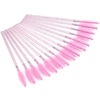 Picture of Tbestmax 100 Disposable Eyelash Brush Mascara Wands Spoolies for Eye Lashes Extension Eyebrow and Makeup Pink