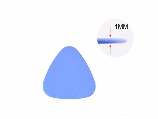 Picture of 25 Piece Universal Triangle Plastic Pry Opening Tool for iPhone Mobile Phone Laptop Tablet LCD Screen Case Disassembly Blue Guitar Picks by Deal Maniac