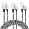 Picture of iPhone Charger [Apple MFi Certified] 3Pack 6FT,Lightning Cable Nylon Braided USB Charging Cable High Speed Transfer Cord Compatible with iPhone 14 13 12 11 Pro Max XR XS X 8 7 6 Plus SE/iPad/iPod