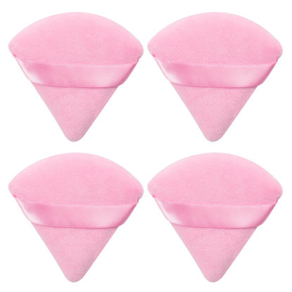  AMMON 12 PCS Powder Puff, Triangle Soft Makeup Powder Puff,  Face Makeup Sponge Puff Velour Makeup Puff Pure Cotton Powder Puff For  Loose Mineral Powder Cosmetic Body Contouring Tools