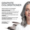 Picture of Celeb Luxury Viral Graphite Colorditioner, Color Depositing Conditioner with Bondfix Bond Rebuilder, Semi Permanent Hair Colour Glaze, Vegan Hair Dye, Maintains and Refresh Metallic Silver Color