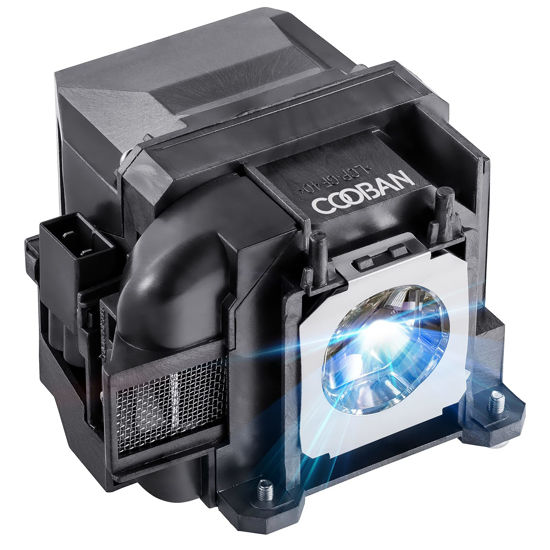 Picture of COOBAN ELPLP78 /V13H010L78 Replacement Projector Lamp Bulb with Housing for Epson PowerLite Home Cinema 2000 2030 2040 2045 730HD 740HD EX7230 EX7235 EX5220 EX3220 EX5230 EX6220 EX7220 VS230 VS330