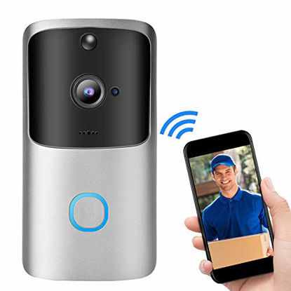Picture of Doorbell Video Camera for Home Security, 720P HD Visible Door Phone Smart Security Camera, Multifunctional DurableNight Vision Durable Remote Control