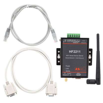 Picture of HF2211 Serial Network Server Serial Server Ethernet DTU Network Communication 5 to 36VDC with Device Servers