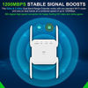 Picture of WiFi Range Extender Signal Booster for Home, 1200Mbps Repeater 3000FT 2.4 & 5GHz Dual Band WPS Booster WPS Easy Setup, Work with Any WiFi Routers Enjoy Speed-2022-C