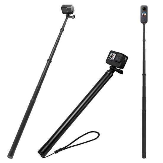 Picture of TELESIN Ultra Long Selfie Stick - 106 Inch Lightweight Extendable Handheld Monopod for Gopro/Osmo Action/Insta 360 (106" Upgraded Selfie Stick)