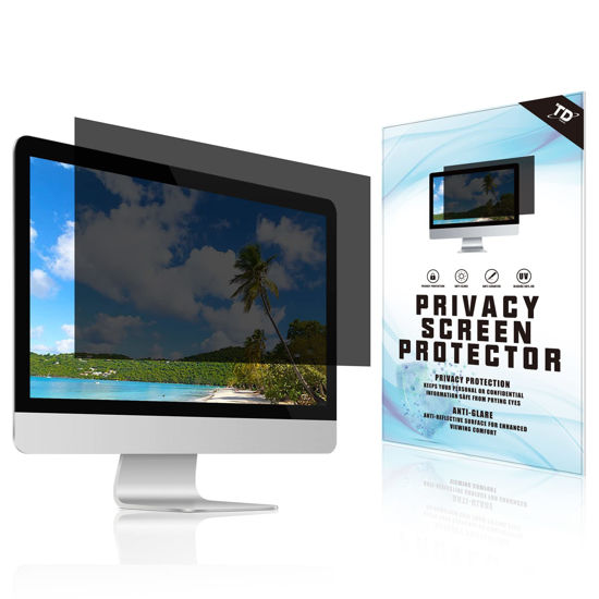 Picture of 23 Inch Privacy Screen Filter for Desktop Computer Widescreen Monitor - Anti-Glare, Blocks 96% UV,Anti-Scratch with 16:9 Aspect Ratio