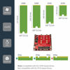 Picture of StarTech.com M.2 to SATA Adapter - Dual Slot - for 2.5in Drive Bay - RAID - M.2 SSD - M.2 Adapter - M.2 SSD Adapter (S322M225R),red