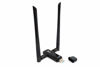 Picture of Alfa Long-Range Dual-Band AC1200 USB 3.0 Wi-Fi Adapter w/ 2X 5dBi External Antennas - 2.4GHz 300Mbps/5GHz 867Mbps - 802.11ac & A, B, G, N - Windows, MacOS & Kali Linux Supported - (AWUS036ACM)