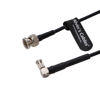 Picture of Alvin's Cables Micro-BNC Male High-Density BNC Right-Angle to BNC Male 6G HD SDI Coaxial-Cable for Blackmagic-Video-Assist 75 Ohm 50cm