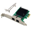 Picture of Dual PCIe 3.1 2.5GBase-T Network Adapter with Intel I225-V 2500/1000/100Mbps PCI Express Gigabit Ethernet NIC Card RJ45 LAN Controller for Windows 10/11 with Low Profile Bracket