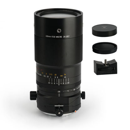 Picture of TTArtisan 100mm F2.8 Tilt Shift Fixed Macro Lens Large Aperture Full Frame for EOS-RF Mount Mirrorless Camera Compatible with EOS R、RP、R5、R5C、R6、R6ii、R3、 R7