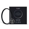 Picture of 7artisans Black Mist Filter 1/2 Aluminum Alloy Natural Soft Diffuser Effect Dream Cinematic Effect Soft Focus Optical Glass Filter (82mm)