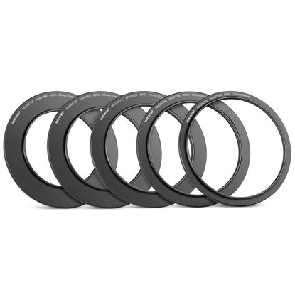 Picture of NEEWER Magnetic Step Up Filter Ring Adapter Kit: 58-82, 62-82, 67-82, 72-82, 77-82 Lens Filter Adapters, Compatible with K&F NEEWER Magnetic 82mm Filters on 77mm/72mm67mm/62mm/58mm Camera Lens