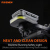 Picture of RAVEMEN FR160 Compatible with Garmin Cycling GPS Computer, IPX6 Waterproof Bicycle Front Auxiliary Light with Side Visibility Warning Flash Light 6 Light Modes for Being Seen (Patent Protected)