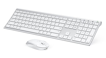 Picture of Bluetooth Keyboard Mouse for Mac, Ultra Slim Wireless Keyboard Mouse Combo for Mac, Rechargeable, Multi-Device, Compatible with MacBook Pro, MacBook Air, iMac, iPad