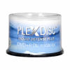 Picture of PlexDisc Water Resistant Glossy White Inkjet Printable DVD+R DL 8X 8.7GB, 50 Disc Spindle (Model: 608-C04)