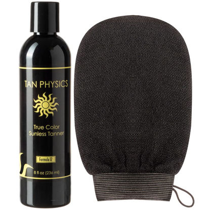 Picture of Tan Physics True Color Sunless Tanner 8 fl oz w/ Exfoliating Mitt by Quest Skin Care