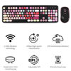 Picture of FOPETT Keyboard and Mouse Sets, Wireless, Reliable 2.4 GHz Connectivity for PC,Laptop,Smart TV and More (Black Colorful)