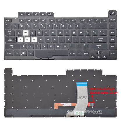 Picture of SUNMALL Replacement Keyboard Compatible with Asus G512 G531GD G531GT G531GU G531GV G531GW G532 GL531 G15 6037B0203201（The Backlight is Sixteen Stitch）