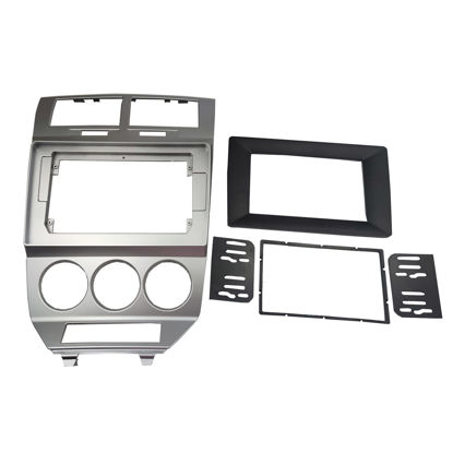 Picture of DKMUS Radio Stereo Dash Installation Mount Trim Kit Compatible with Dodge Caliber 2007-2010 for 10.1" and Double Din