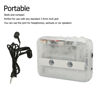 Picture of Walkman Cassette Player, Cassette to Mp3 Converter Multifunction Auto Reverse Transparent Retro Tape Recorder Portable Tape Player for Laptop Pc