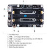 Picture of GeeekPi Raspberry Pi UPS V5 Power Supply Uninterruptible UPS HAT,Support 18650 Battery Charger Power Bank Power Management Expansion Board 5V for Raspberry Pi 4B/3B+/3B/2B/B+/B/A+/A