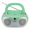 Picture of JENSEN CD-485-GR CD-485 1-Watt Portable Stereo CD Player with AM/FM Radio (Green)