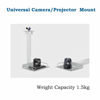 Picture of Drsn Universal Ceiling Mount with Tray, 11.4-22 inches Adjustable, No Hole Installation, Aluminum Alloy, in-Tube Cable Routing, Universal Ceiling Mount for Projector/Camera, Wall/Ceiling