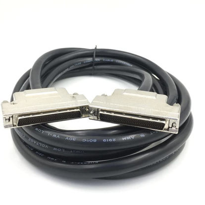 Picture of GZGMET SCSI Ribbon Cable hpdb68 68 pin mdr Adapter Connector Cable Male to Male (1M / 3.3ft)