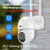 Picture of Hiseeu 5MP Camera WiFi Security Camera 360° Pan Tilt Camera Outdoor Motion Tracking Floodlights Light Alarm,Color Night Vision,PC&Mobile Remote View,Two-Way Audio Security Camera