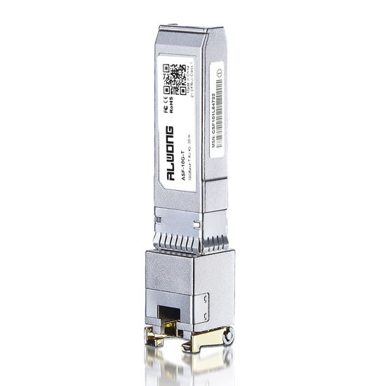 Picture of 10GBase-T Cisco SFP-10G-T-S Compatible Transceiver, 10G SFP+ Copper RJ-45 Transceiver for Ubiquiti, Meraki, Mikrotik, Netgear, D-Link, Accton, Cumulus, Emulex etc. (CAT.6a/CAT7, 30m)