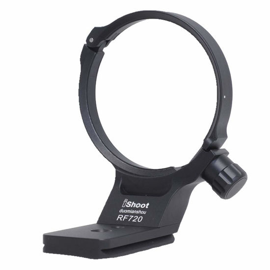 Picture of Metal Tripod Mount Ring Lens Collar Compatible with Canon RF 70-200mm f/2.8L is USM E(III), Lens Support Holder Bracket Bottom is Arca-Swiss Fit Quick Release Plate Feature Dovetail Groove