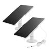 Picture of 2 Pack Solar Panel for Outdoor Camera Micro USB & USB-C Solar Panel Charger, 5V 6W 4W 3W Solar Panel for Security Camera Fit for Wyze Cam Outdoor,a.nran,Essential,Blink,Simplisafe,Eufy & More Camera