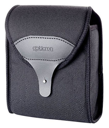 Picture of Opticron Universal Binocular Case - Soft Canvas & Leather. Internal Dimensions 6.3x5.1x2.2 inches