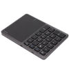 Picture of 22 Keys Wireless Numeric Keypad, 2 in 1 Wireless Bluetooth 4.2 Number Pad with Touchpad, Portable Wireless Numeric Keypad for Computers(Iron Gray)