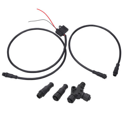 Picture of Marine For Nmea 2000 Starter Kit, Backbone Starter Kit With Fuse Male Female Terminator T Connector For Lowrance Networks Marine Accessory