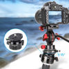 Picture of Koolehaoda PD-60 Tripod Leveling Base Camera Leveller,Inclination 15 °, with 3/8" Thread, Offset Bubble Level and 360° Panoramic Base for Video Head,Tripods & Monopods (PD-60)