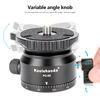 Picture of Koolehaoda PD-60 Tripod Leveling Base Camera Leveller,Inclination 15 °, with 3/8" Thread, Offset Bubble Level and 360° Panoramic Base for Video Head,Tripods & Monopods (PD-60)