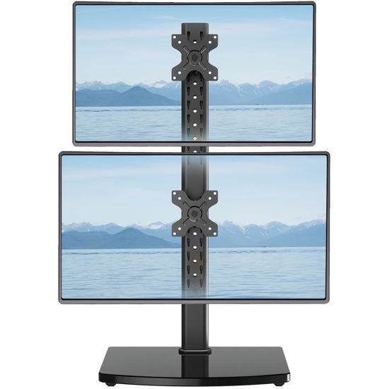 GetUSCart- MOUNT PRO Vertical Dual Monitor Stand for 2 Computer