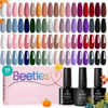 Picture of Beetles Gel Nail Polish Kit 36 Colors with Base Gel Glossy & Matte Top Coat, 2023 Popular Colors Uv Gel Polish Set Pink Red Green Black All Seasons Solid Sparkle Glitters Colors Gift for Women