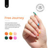 Picture of beetles Gel Polish Set 36 Colors Free Journey Collection Pastel Bright Girly Glitter Green Blue Gel Nail Kits with 3Pcs Matte Top Base Coat Soak off U V Gel Nail Polish Golden Journey for Girls Women